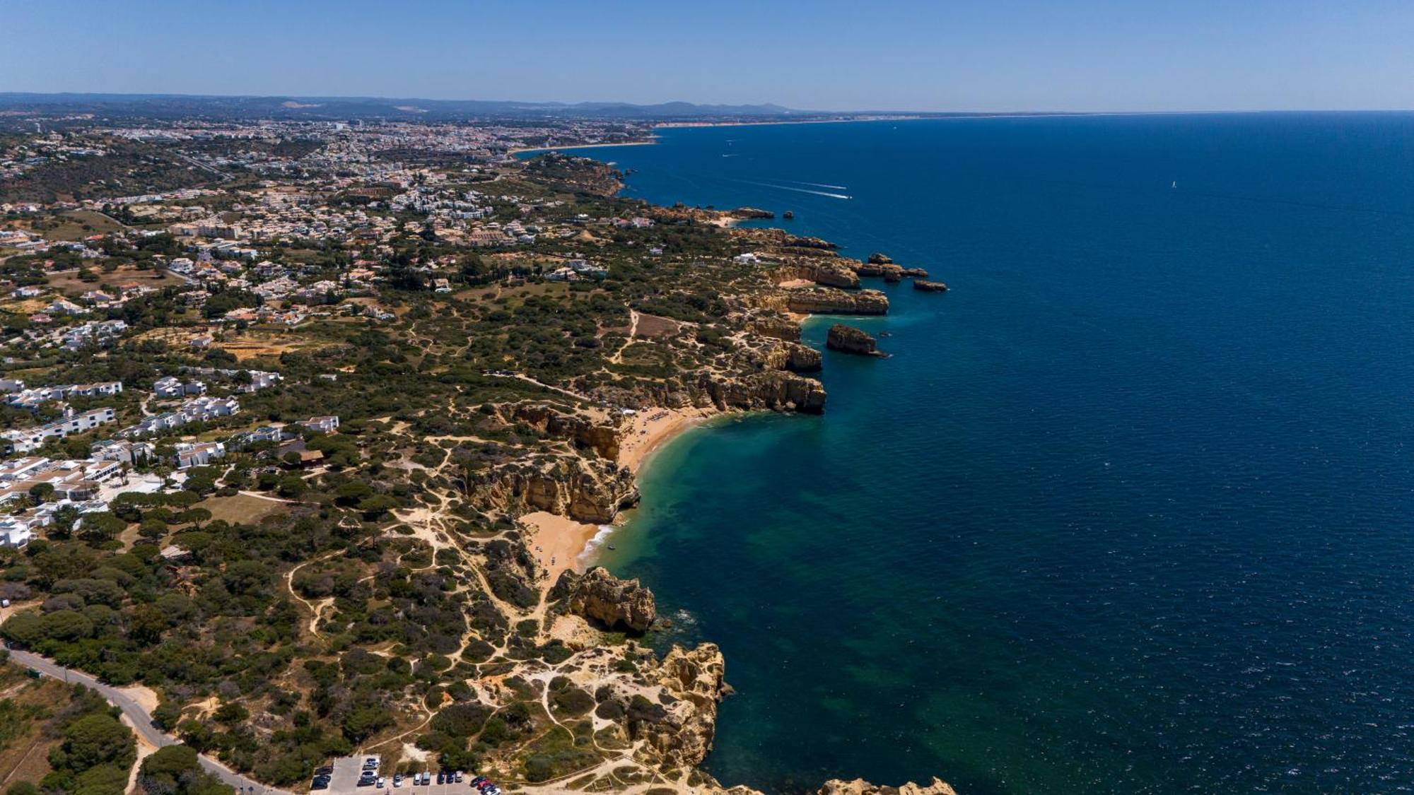 Apartamento No Condominio Baia Village Com Piscina Albufeira Exteriör bild